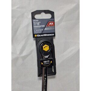 GearWrench Professional  7/16" SAE Combination Wrench, Ratcheting, #2067809